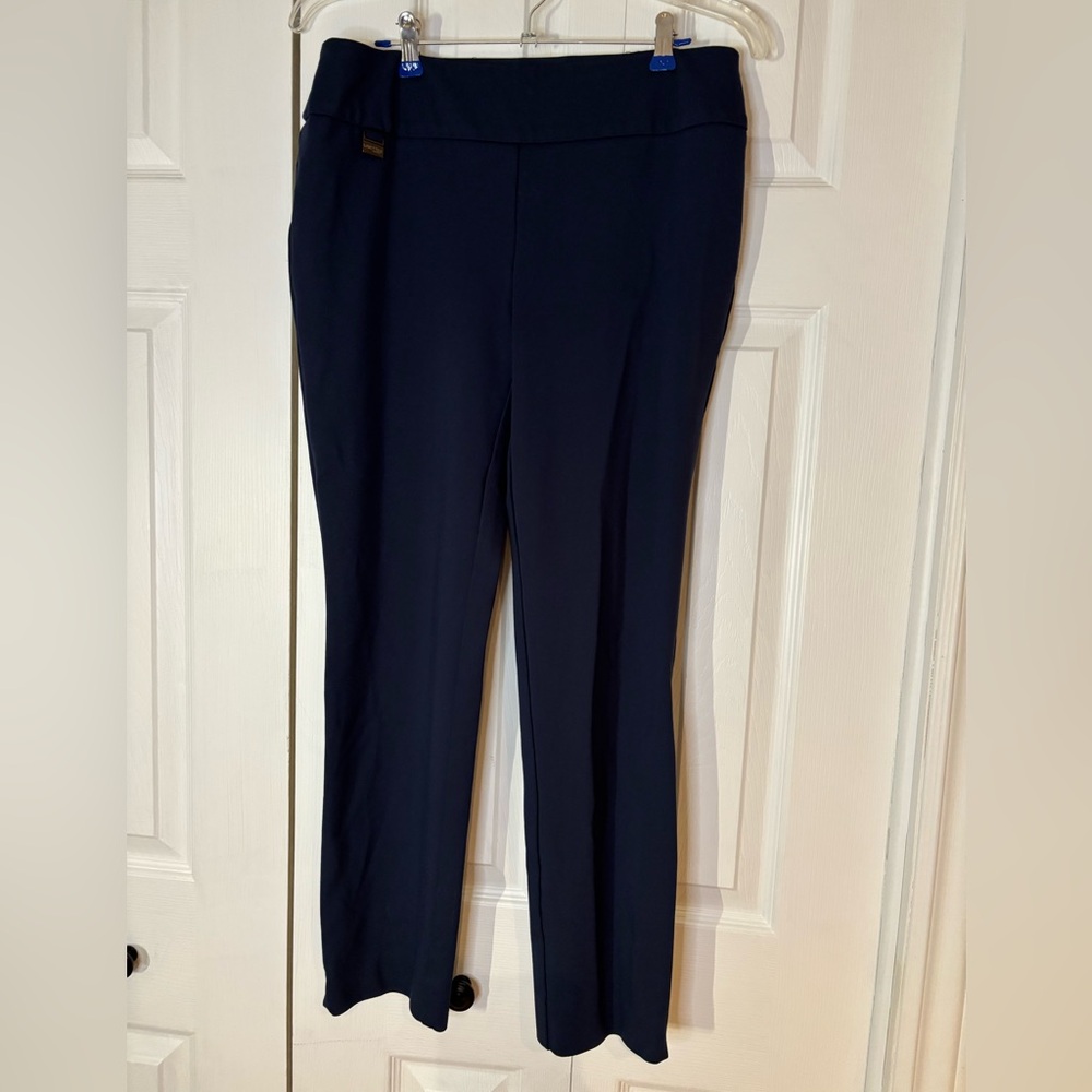 LISETTE Navy Ankle Cropped Pants